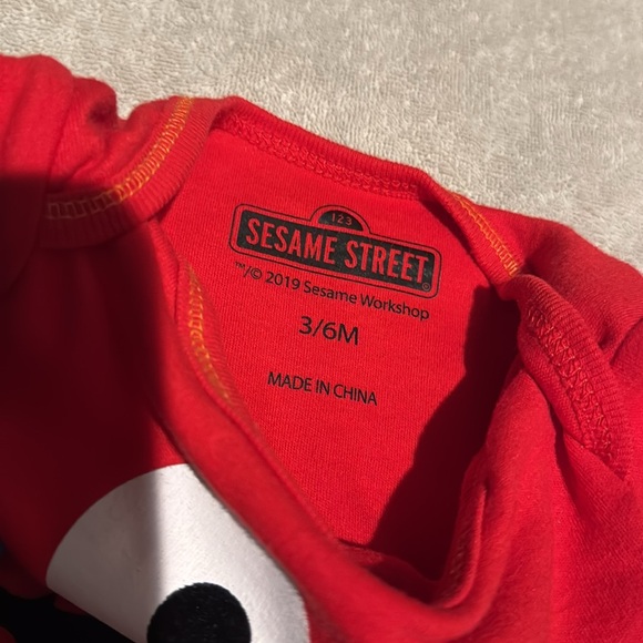 Sesame Street Cookie Monster and Elmo Baby Onesies - Picture 3 of 3